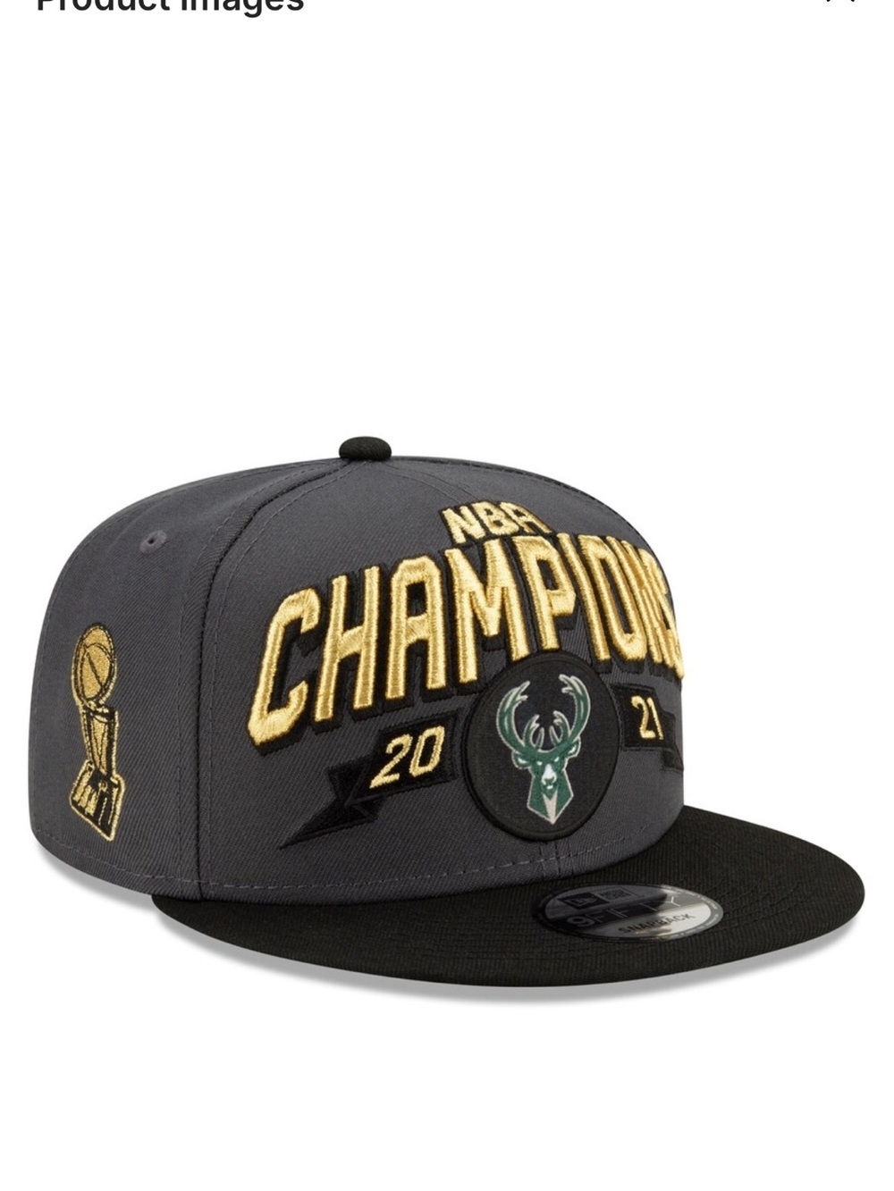 Milwaukee Bucks NBA champions hat